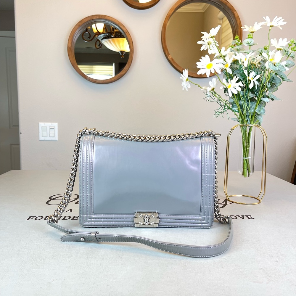 CHANEL Le Boy Bag Shoulder bag Jumbo Size